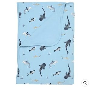 Kyte Baby Toddler Blanket- Stream Shark- Completely Sold Out Online